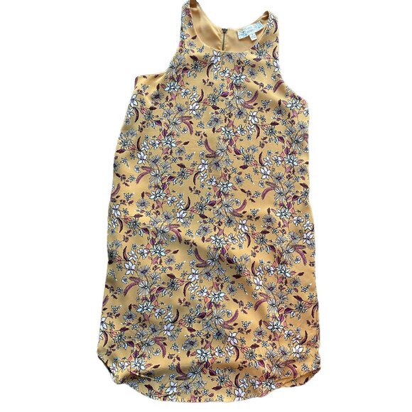 Pink Republic Dresses & Skirts - Pink Republic Yellow Floral Sleeveless Shift Dress Size Small